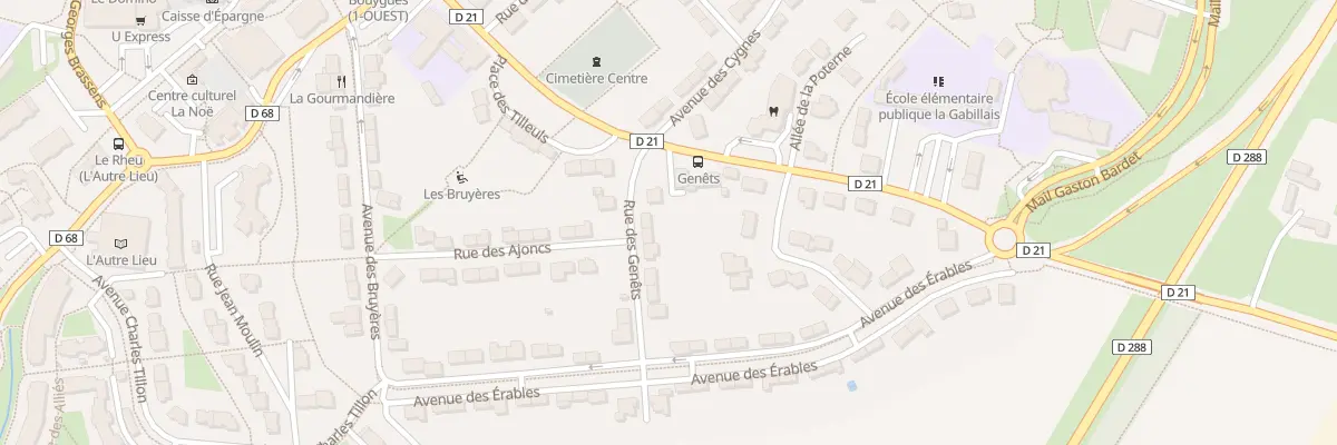 Plan du 3 Rue des Genêts au Rheu