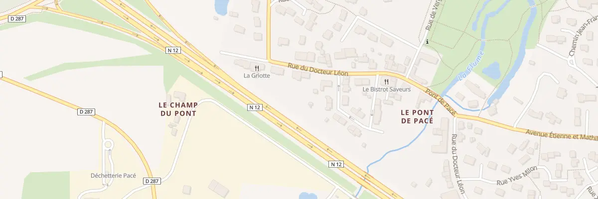 Plan du 36B Rue du Docteur Léon à Pacé