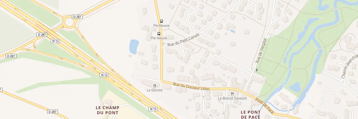 Plan du 6044 Rue du Petit Canais à Pacé