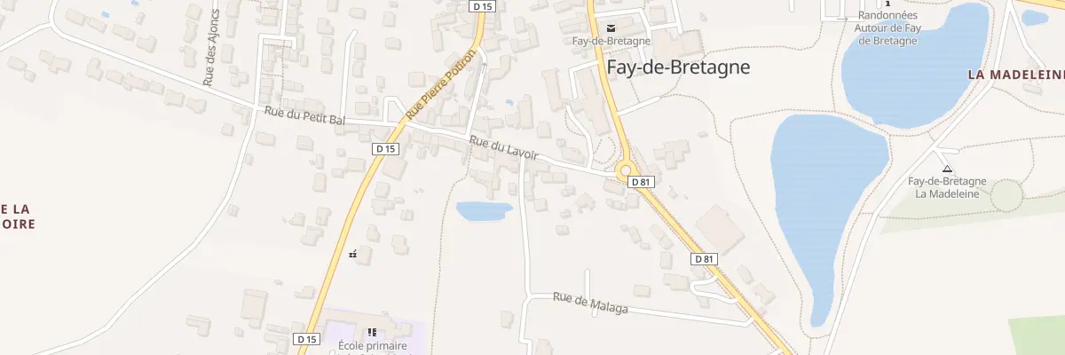 Plan du 22 Rue du lavoir à Fay-de-Bretagne