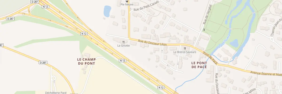 Plan du 40 Rue du Docteur Léon à Pacé