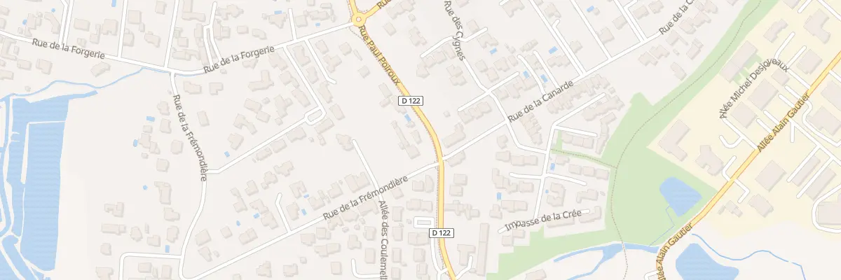 Plan du 159T Rue Paul Poiroux aux Sables-d’Olonne