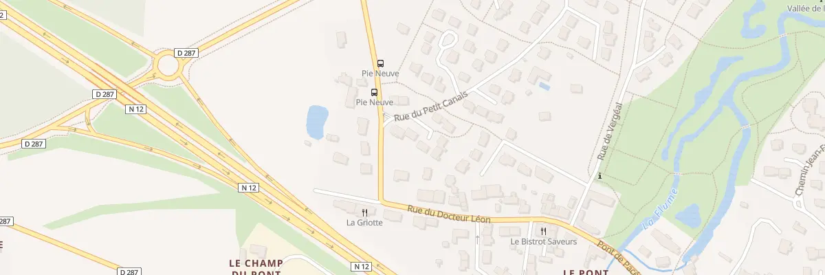 Plan du 4 Rue du Petit Canais à Pacé