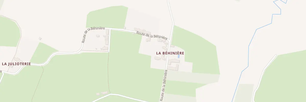Plan du 551 Rte de la Béhinière au Pellerin