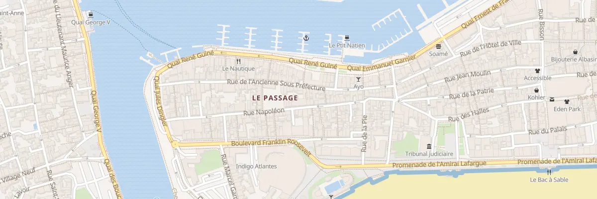 Plan du 40 Rue Napoléon aux Sables-d’Olonne