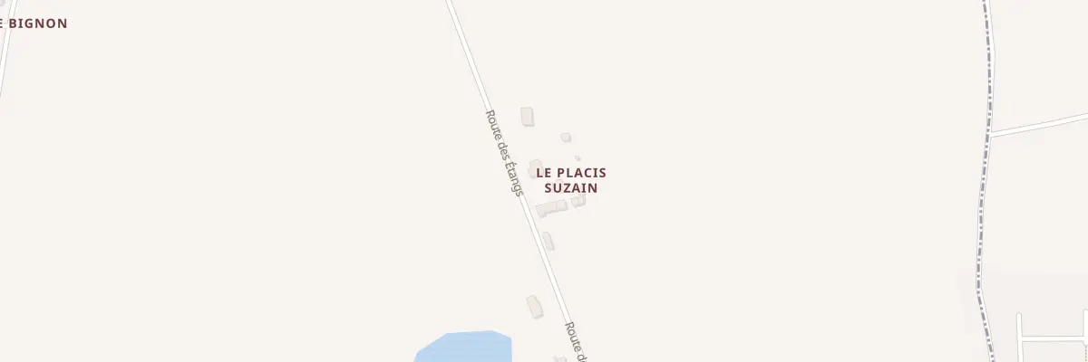 Plan du 664 Rte des Étangs à Langouet