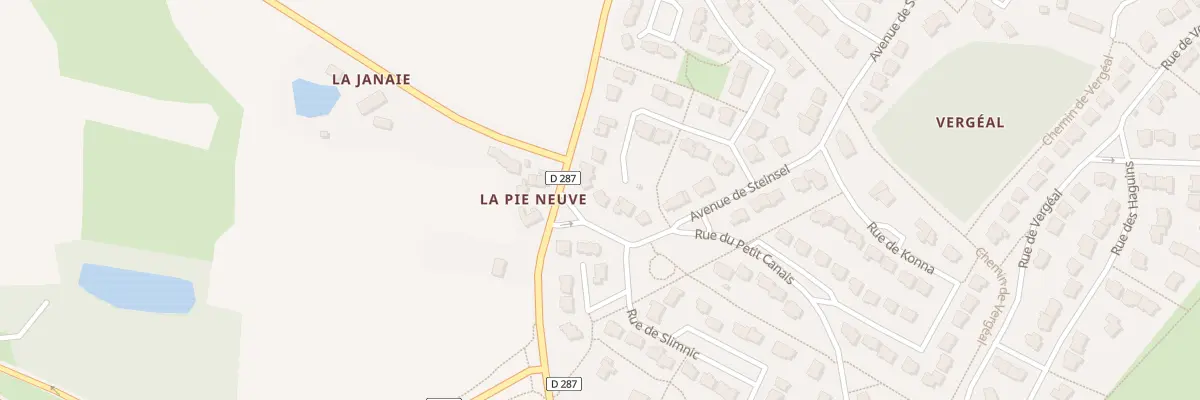 Plan du 22 Rue des Amourettes à Pacé