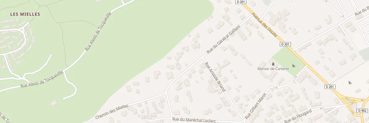 Plan du 20 Rue du Général Gallieni à Barneville-Carteret