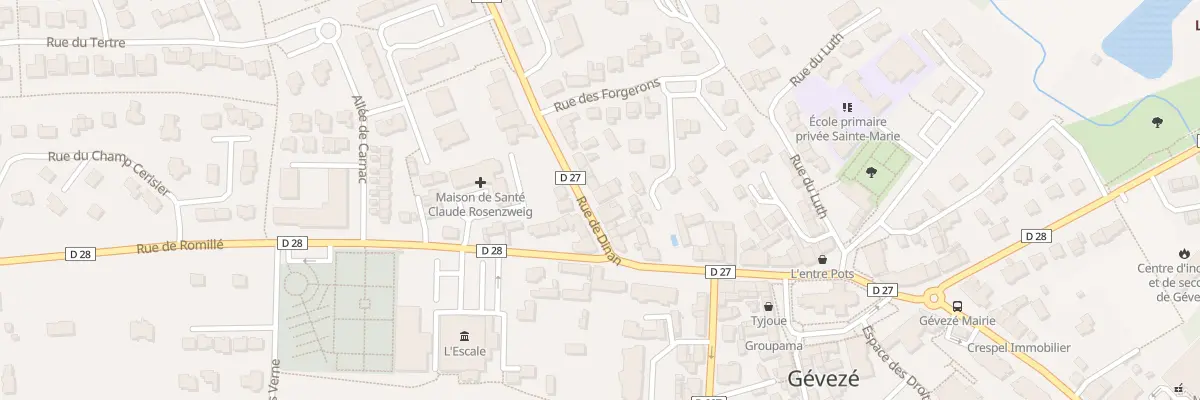 Plan du 26 Rue de Dinan à Gévezé