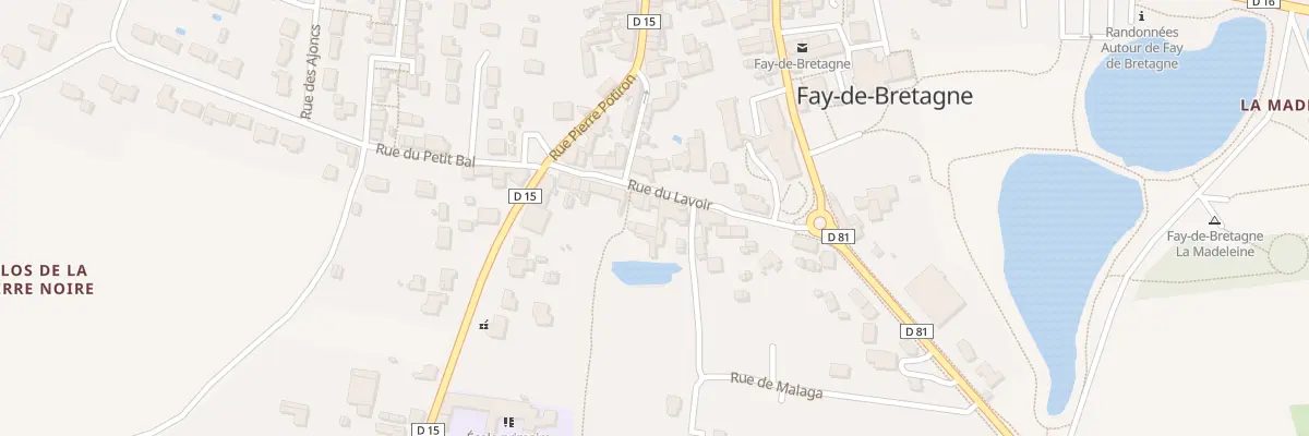 Plan du 16 Rue du lavoir à Fay-de-Bretagne