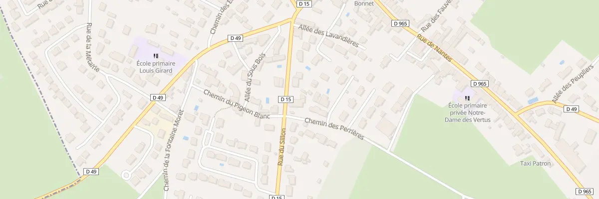 Plan du 7 Rue du Sillon au Temple-de-Bretagne