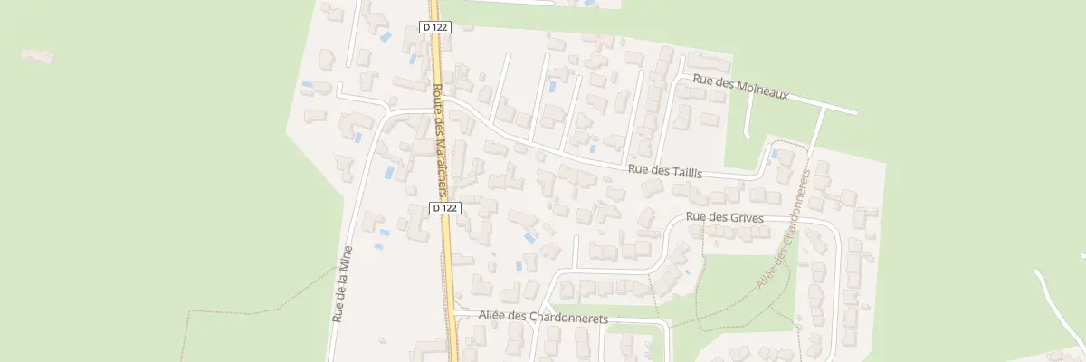 Plan du 8 Rue des Taillis aux Sables-d’Olonne