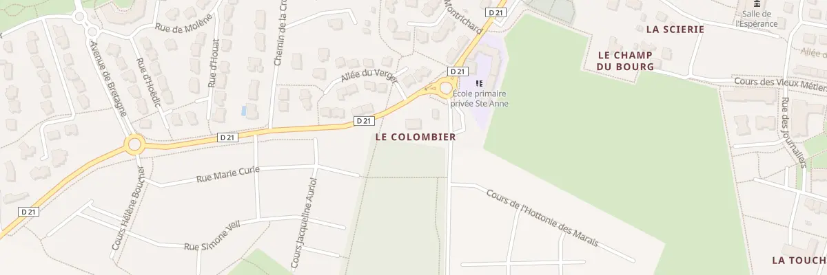 Plan du 5127 Rue du Calvaire à Chavagne