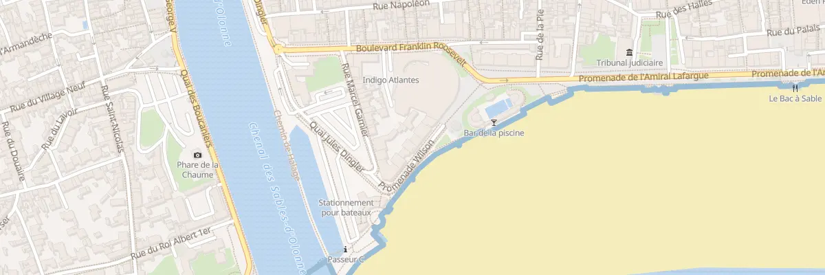 Plan du 3 Prom Wilson aux Sables-d’Olonne