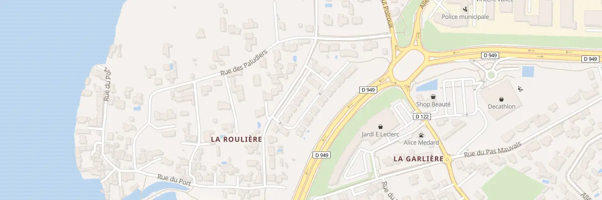 Plan du 10 All des Obiones aux Sables-d’Olonne