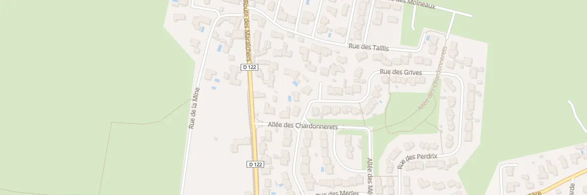 Plan du 3 Rue des Grives aux Sables-d’Olonne