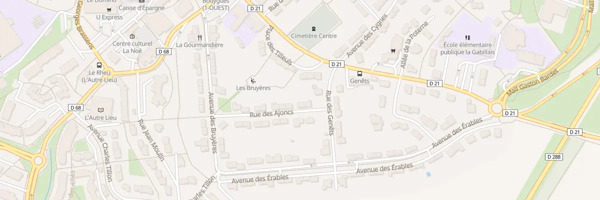 Plan du 15 Rue des Ajoncs au Rheu