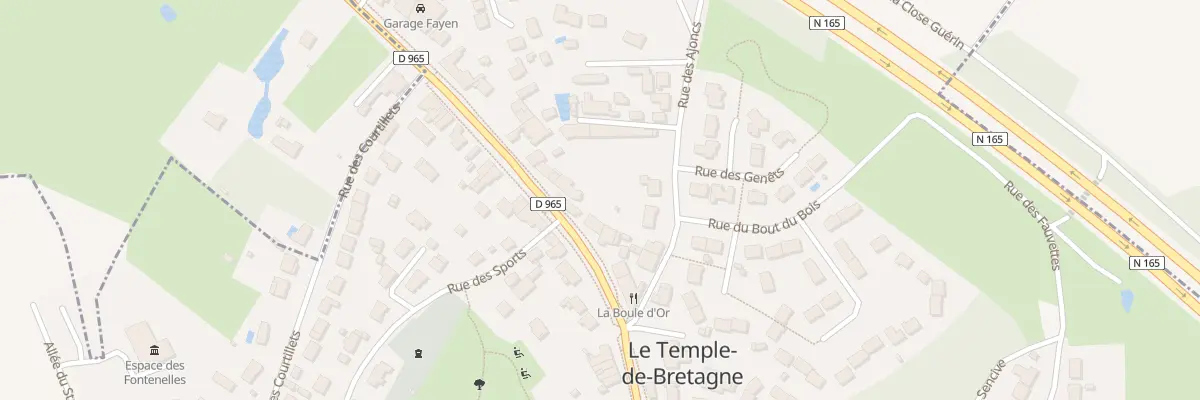 Plan du 34 Rue Georges Bonnet au Temple-de-Bretagne