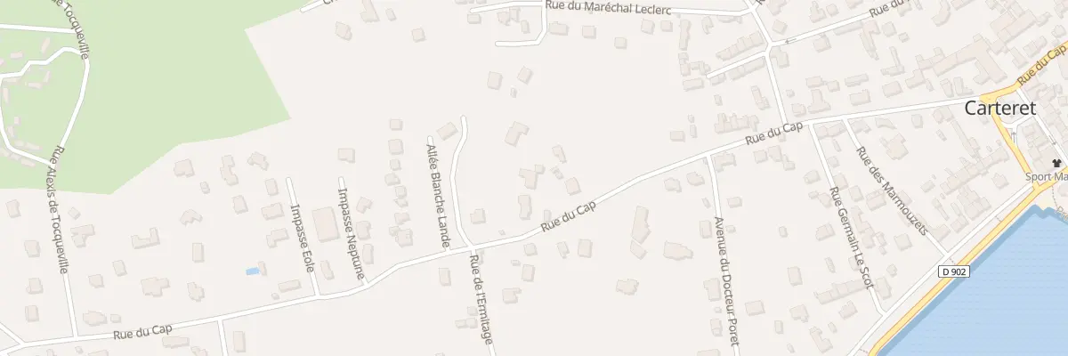 Plan du 66B Rue du Cap à Barneville-Carteret