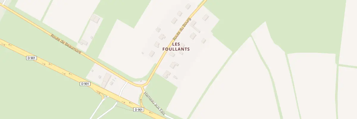 Plan du 41 Rte du Bourg - Branville à La Hague