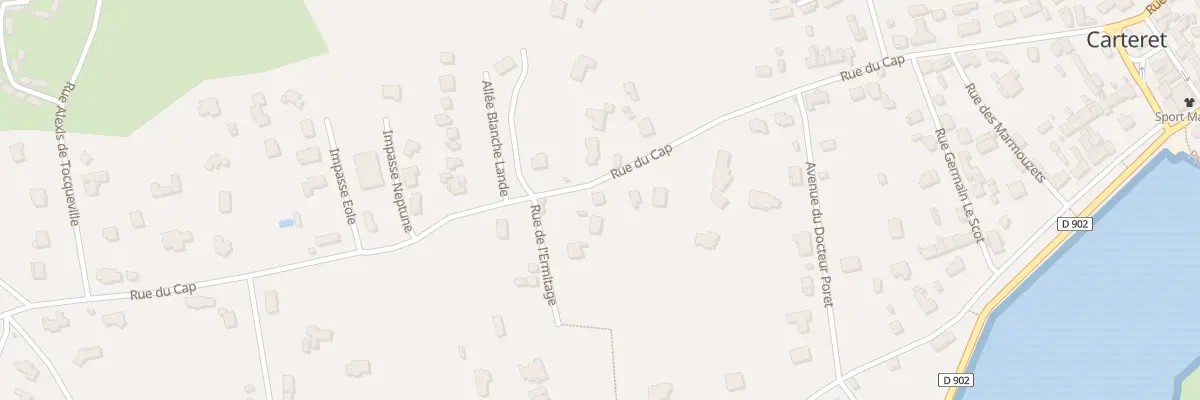 Plan du 53 Rue du Cap à Barneville-Carteret