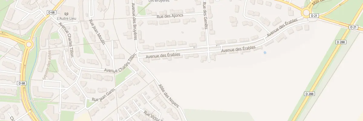 Plan du 12 Av des Erables au Rheu
