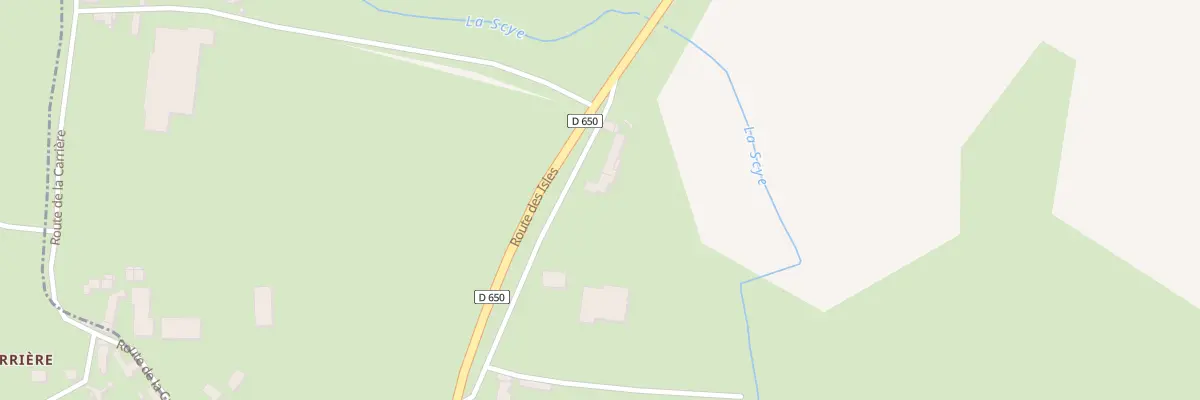 Plan du 17 Rte des Isles à Pierreville