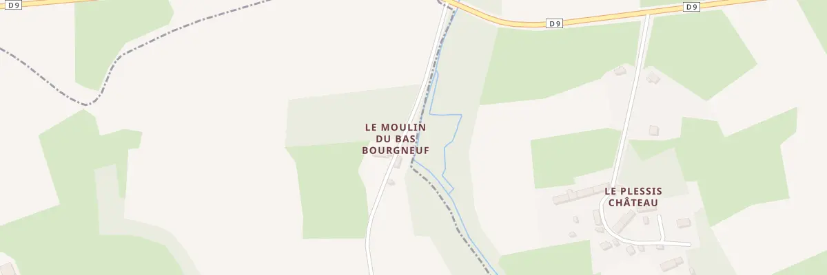 Plan du 5008 Bas Bourgneuf à Meillac
