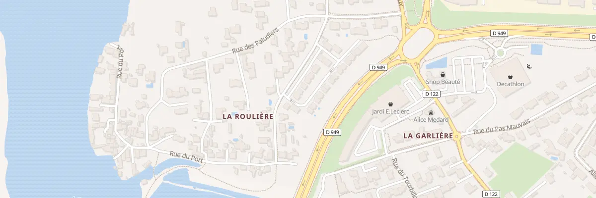 Plan du 2 All des Obiones aux Sables-d’Olonne