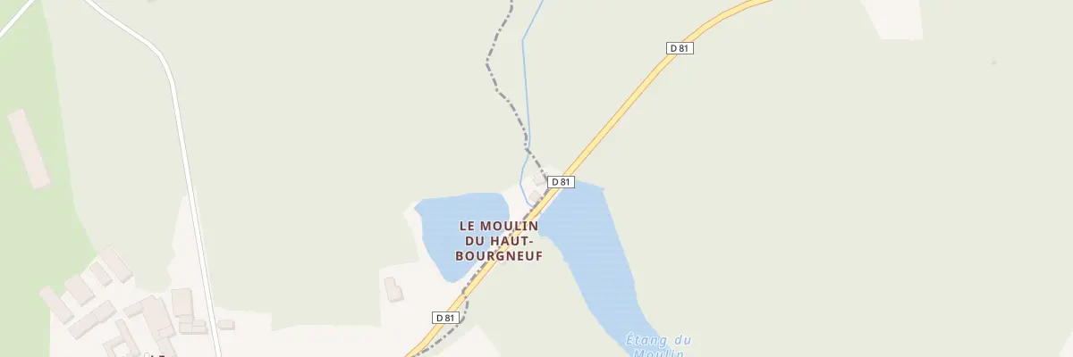 Plan du 5028 Le Moulin du Haut Bourgneu à Meillac