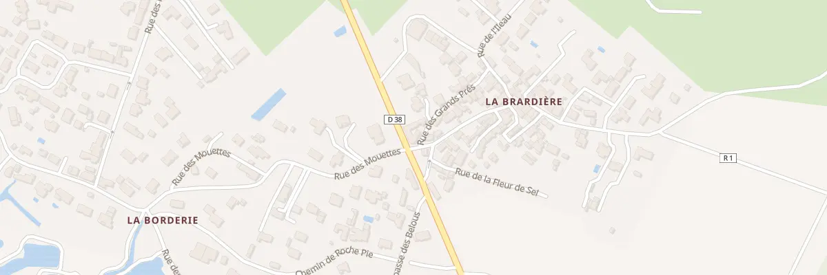 Plan du 1 Rue de la Brardière à L’Île-d’Olonne