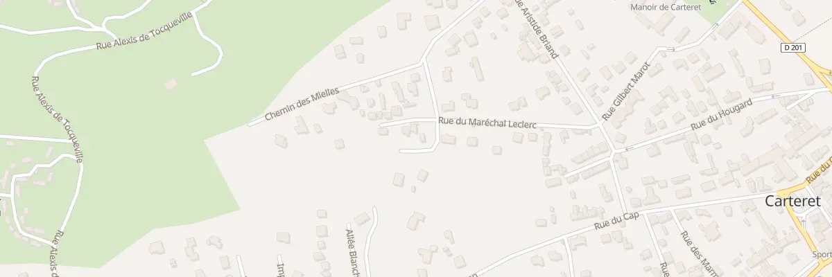 Plan du 17 Rue du Marechal Leclerc à Barneville-Carteret