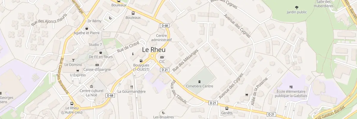 Plan du 3 Rue des Mésanges au Rheu