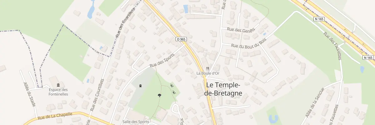 Plan du 21 Rue Georges Bonnet au Temple-de-Bretagne