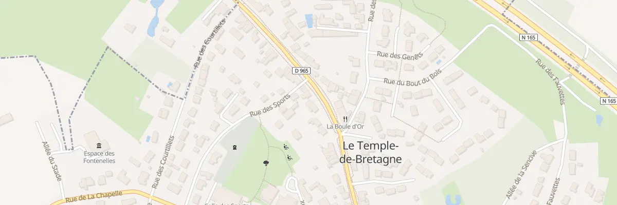 Plan du 23 Rue Georges Bonnet au Temple-de-Bretagne