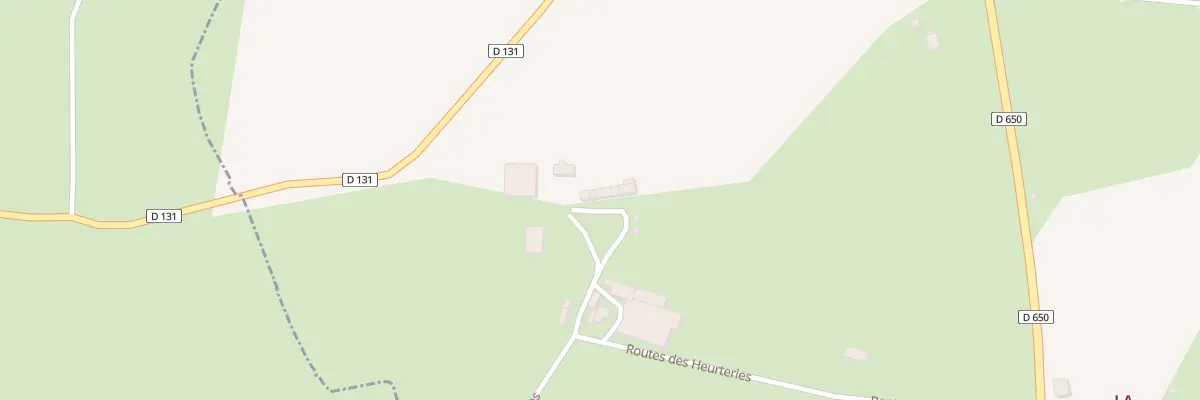 Plan du 6 Rte des Heurteries à Sénoville