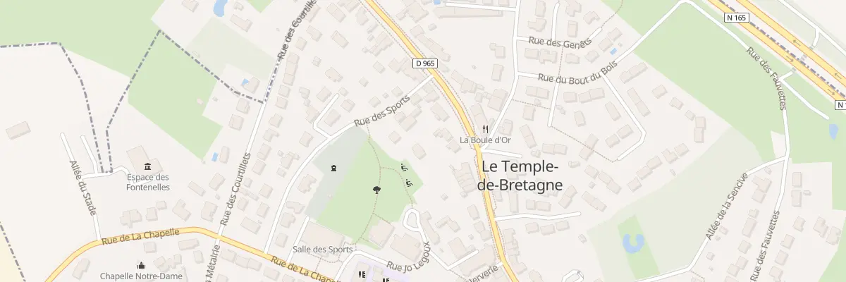 Plan du 19B Rue Georges Bonnet au Temple-de-Bretagne