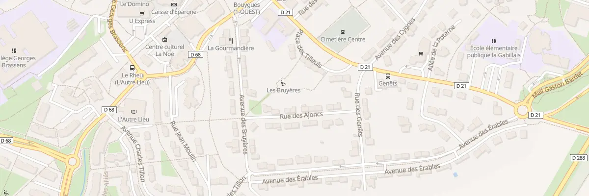Plan du 7 Rue des Ajoncs au Rheu
