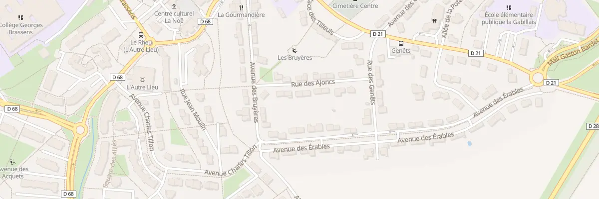 Plan du 6 Rue des Ajoncs au Rheu