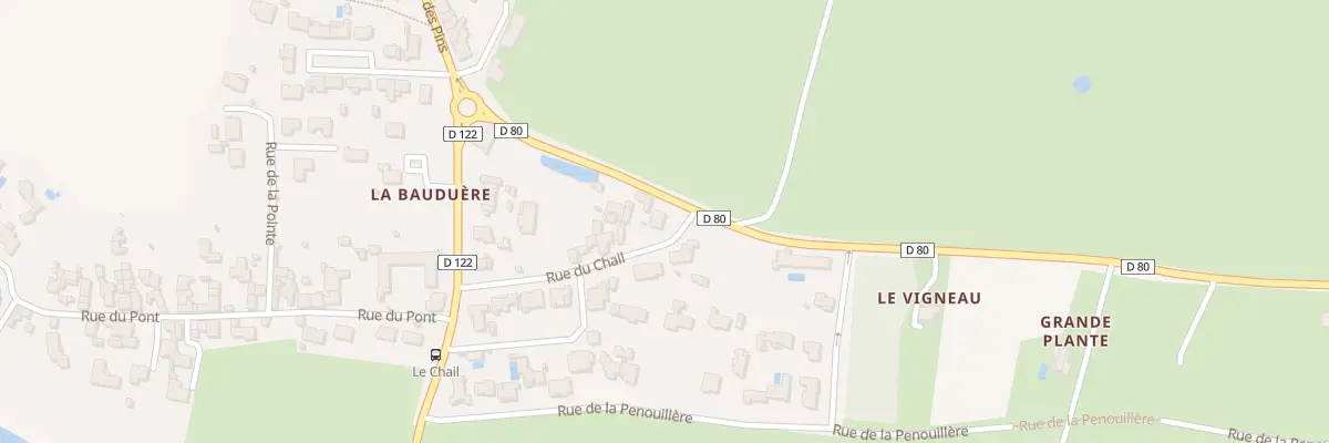 Plan du 2 Rue du Chail aux Sables-d’Olonne