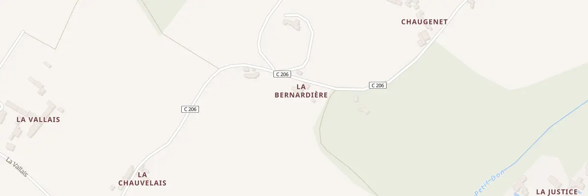 Plan du 5965 La Bernardiere à Saint-Étienne-de-Montluc