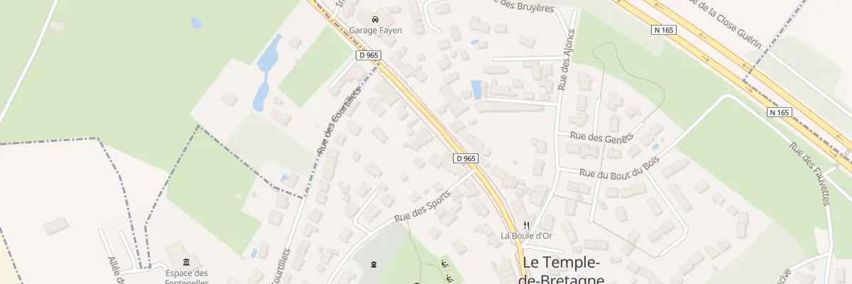 Plan du 35 Rue Georges Bonnet au Temple-de-Bretagne