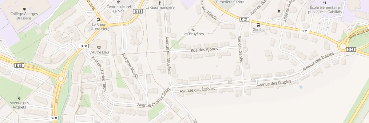 Plan du 2 Rue des Ajoncs au Rheu