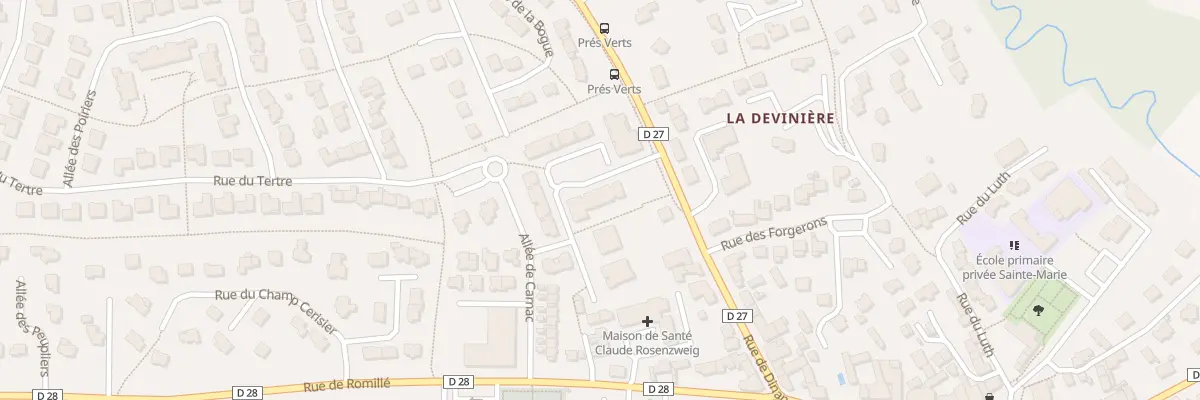 Plan du 4 Rue des Pommiers à Gévezé