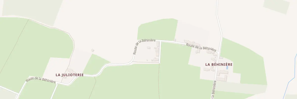 Plan du 799 Rte de la Béhinière au Pellerin