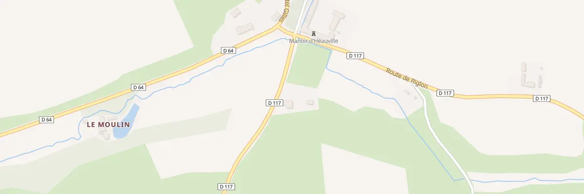 Plan du 3 Rte du Bigard à Héauville