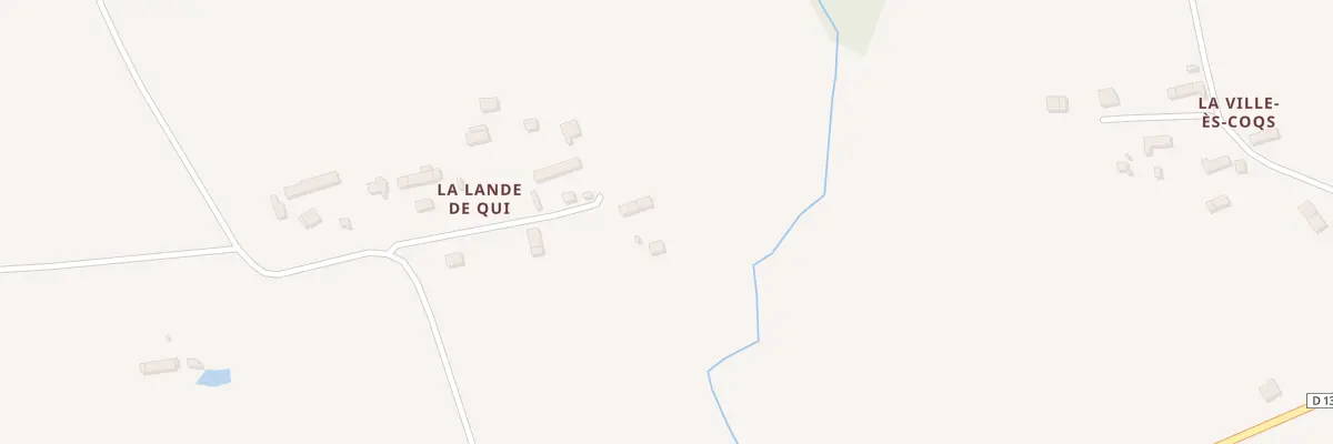 Plan du 5214 La Lande de Qui à Meillac