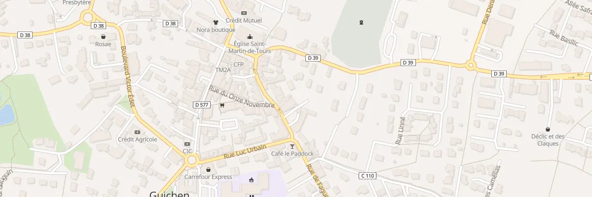 Plan du 34 Rue de Fagues à Guichen
