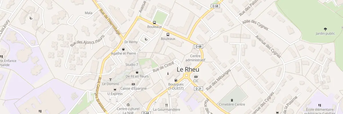 Plan du 6 Pl de la Mairie au Rheu