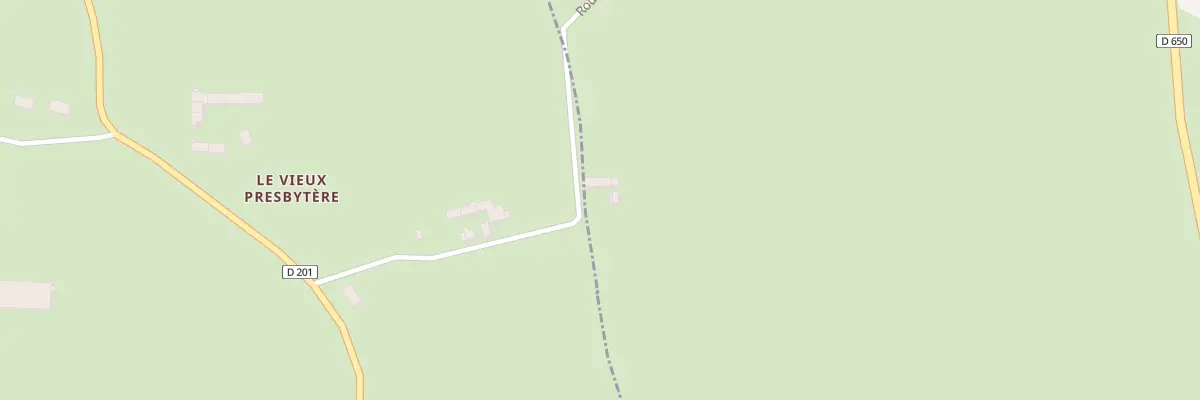 Plan du 1 Rte des Heurteries à Sénoville